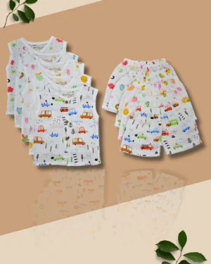 Muslin Jablas with Shorts